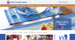 Desktop Screenshot of muthuexport.com
