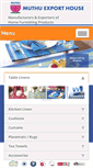 Mobile Screenshot of muthuexport.com